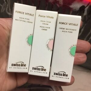 Swissline by Dermalab Force Vitale Skincare Samples, Unused